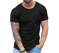Bound By Honour Men’s Slim Muscle Fit Crew Neck Short Sleeve T-Shirt