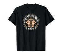 Bound For The Gospel Acts 21 Christian Badge Theme T-Shirt