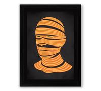 Bound Identity Abstract Framed Wall Art Print A2 (59.4×42cm) Black, Wall Decor for Living Room, Bedroom, Office & Home, Ready to Hang, Art Gift