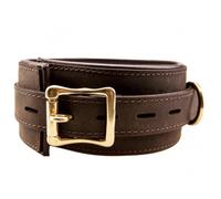 BOUND Nubuck Leather Collar Sensual Desire Premium Erotic Restraints