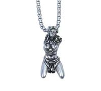 Bound Suffering Goddess Necklace - Vintage amulets Jewelry