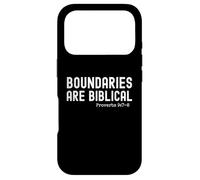 Boundaries are Biblical Proverb 9:7-8 Christian Case for iPhone 17 Pro