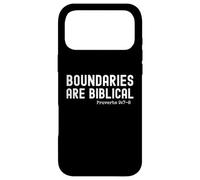 Boundaries are Biblical Proverb 9:7-8 Christian Case for iPhone 17 Pro Max