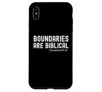 Boundaries are Biblical Proverb 9:7-8 Christian Case for iPhone XS Max