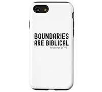 Boundaries are Biblical Proverb 9:7-8 Christian statement Case for iPhone SE (2020) / 7/8