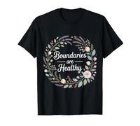 Boundaries are Healthy Emotional Respect Quotes - Value Graphic T-Shirt