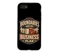 Boundaries Are My Business Plan Boundary Humor Case for iPhone SE (2020) / 7/8