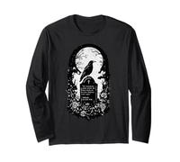 Boundaries Divide Life & Death are Shadows Poe Quotes Poems Long Sleeve T-Shirt