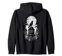 Boundaries Divide Life & Death Are Shadows Poe Quotes Poems Zip Hoodie