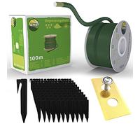 Boundary Cable 100 m + 300 Ground Spikes + 30 Blades for Robotic Lawnmower Lawn Robot Accessory Set Boundary Wire for Search Cable - Compatible with Worx Landroid