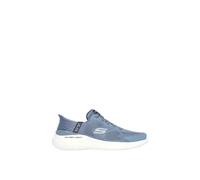 Men's Skechers Men's Bounder 2.0 Emerged Classic Slip On Shoe Blue Slate - Size: 7