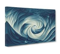 Boundless Abstract Fractals Canvas Print | Gallery Wrapped 30mm Frame Wall Art | 30x20 inches | Ready to Hang | Abstract Picture | Living Room Bedroom Lounge Office