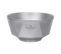 Boundless Voyage 680ml Titanium Double Walled Bowls Camping Stackable Tableware Kitchen Metal Bowl for Salad Rice Soup Oatmeal Yogurt Ice Cream Snack Use (Normal Surface-Ti1178T)