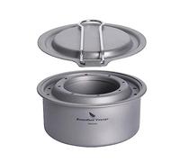 Boundless Voyage Camping Alcohol Stove Ultralight Titanium Wood Burning Stove Outdoor Multi-Fuels Alcohol Stove Ti2011C