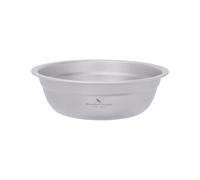 Boundless Voyage Camping Plate Titanium Pan Dish Bowls Set Ultralight Dinner Plate Stackable Tableware Set for Outdoor Home Kitchen Ti1146T 1L