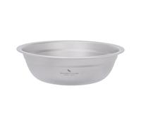 Boundless Voyage Camping Plate Titanium Pan Dish Bowls Set Ultralight Dinner Plate Stackable Tableware Set for Outdoor Home Kitchen Ti1147T 1300ml