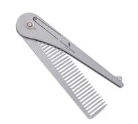 Boundless Voyage Folding Pocket Comb, Fine Tooth Hair Comb Straightener for Styling Hair, Beard or Mustache Portable Mens EDC Accessories (ti9011a)