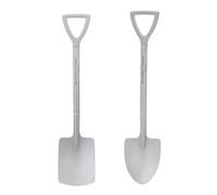 Boundless Voyage Shovel Shape Demitasse Espresso Mini Coffee Spoon, 6.1 Inch Titanium Small Spoon for Dessert, Tea, Appetizer, Party Supplies (Ti-1131T)
