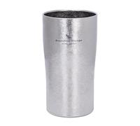 Boundless Voyage Titanium 300ml Double-Walled Beer Cup, Silver, for Camping Outdoor Hot Cold Tea, Juicy, Coffee, Beverages, Water