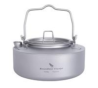 Boundless Voyage Titanium 700ml Tea Kettle with Folding Handle Outdoor Camping Ultralight Portable Teapot Ti3100D