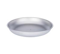 Boundless Voyage Titanium Camping Plate Dishes Saucer Lightweight Round Dinnerware Set Stackable Serving Plates Pasta Plates Travel Outdoor Home Kitchen Tableware Set Ti1119T