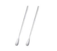 Boundless Voyage Titanium Coffee Spoons Long Handle Coffee Stirrers Small Tea Spoons Mini Espresso Spoons, Coffee Bar Accessories (34T-small-2pcs)