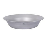 Boundless Voyage Titanium Dish Plate Bowl Set with Carry Bag Outdoor Camping Pan Dinner Set Mess Kit for Food Fruit Sauce Ti1112T
