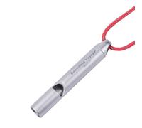 Boundless Voyage Titanium Emergency Whistles Camping Signal Whistle with Lanyard Loud for Boating Backpacking Fishing Kayak Dog Training Ti9014O 2pcs