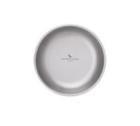 Boundless Voyage Ultralight Titanium Pan Dish Plate with Carry Mesh Bag, S