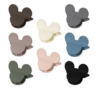 BOUNIQ 8 Pcs Hair Claw Clips Small Mouse Ear Hair Clips Matte 2.5'' Non-Slip Jaw Clips for Thin and Medium Hair Hair Accessories for Women Girls