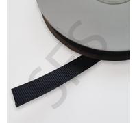 Bountiful Harvest 25m full reel woven edged Grosgrain Ribbon - 10mm (3/8") width (Black)