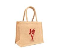 Bountiful Harvest 6 Bottle Jute Carrier - Eco-Friendly, Versatile, and Stylish (Christmas Joy - Beer, 2)