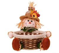 Bountiful Harvest Scarecrow candy basket to Share Delightful Sweets Together (gril)