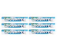 Bounty Chocolate Bar - 55g (Pack of 6) - Delicious Coconut & Milk Chocolate Bars