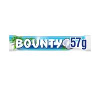 Bounty Coconut Milk Chocolate Bar 57g x 24 Pack | Creamy Milk Chocolate with Moist Coconut Centre