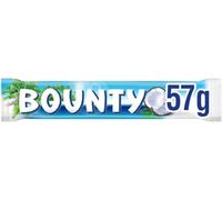 Bounty Coconut & Milk Chocolate Box, Bulk Chocolate Bars, Duo, 24 x 57g | Bounty Lovers with Desiccated Coconut | Chirstmas Pack | Ideal for Office and Gifts |