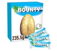 Bounty Coconut Milk Chocolate Easter Egg - Large Easter Egg 2023 With 3 Fun Size Chcolate Bars - Unique Easter Egg For Men Women Kids