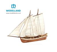 OcCre Model Boat Kit - Bounty Launch 52003 - Wooden Display Kit - 1:24 Scale
