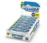 Bounty - Hi Protein Bars | 12 x 52g Pack, High Protein Energy Snack with Milk Chocolate and Coconut, 18g of Protein per bar