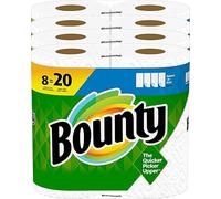Bounty Select-A-Size Paper Towels, White, 8 Double Plus Rolls = 20 Regular Rolls (Packaging May Vary)