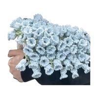 Bouquet Blanket Crochet,Rose Bouquet Blanket DIY Rose Bouquet Blankets 110m Handmade Crocheted Flower Bouquet Blanket Crochet Kit Blanket Gift(Blue-Bell Orchids)