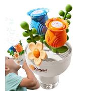 Bouquet Bubble Machine, Bubble Maker, Bubble Maker Machine, Easy Ope-ration And Long-Lasting Use, Fun And Interactive, 13.5x13.5x23cm, Ideal For Boys And Girls