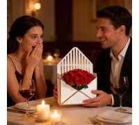 Bouquet Envelope Box - Elegant Large Container | Empty Paper Flower Boxes | Flower Arrangement Holder for Girlfriend, Women, Mom, Birthday Party, Christmas, Mother's Day