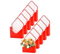 Bouquet Envelope Box - Emotional Gift Enhancement, 10-Piece Valentines Foldable Romantic | Florist Bouquet Envelope Folding Box - for Roses Carnations Storage Wrapping Women Wife Florist