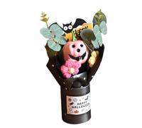 Bouquet Halloween Fleurs - Citrouille Et Fleurs Artificielles Avec Feuilles | DEucalyptus Arrangement, Décoratif Automnecentre De Table Chemin Intérieur, Cheminée, Table, Maison, Fête, Saison Festive
