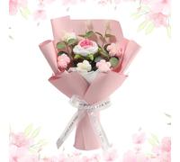 Bouquet of Crocheted Flowers Decorative Home Decor