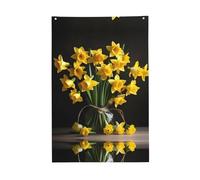 Bouquet Of Daffodil Vivid Color Flag 2x3 Ft For Outdoors Flags Banners With Grommets Premium Polyester