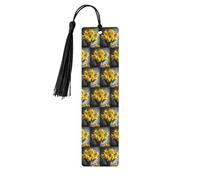 Bouquet of Daffodils 1 Pieces Wood Bookmark Gift Book Lovers Natural Wooden Bookmark Ideal for Bookshelf, Office