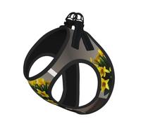Bouquet of Daffodils 1 Print Step in Dog Harness and Leash Set,Adjustable Reflective Harness for Small Dogs Cats