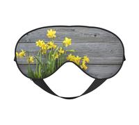 Bouquet of Daffodils Print Sleep Mask Eye Masks Blindfold Eye Cover Eyeshade for Night Sleeping Travel Airplane Ues